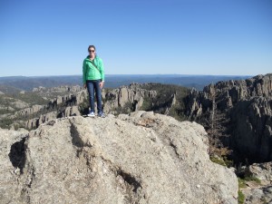 We hiked to the top of Little Devil's Tower in Custer State Park.