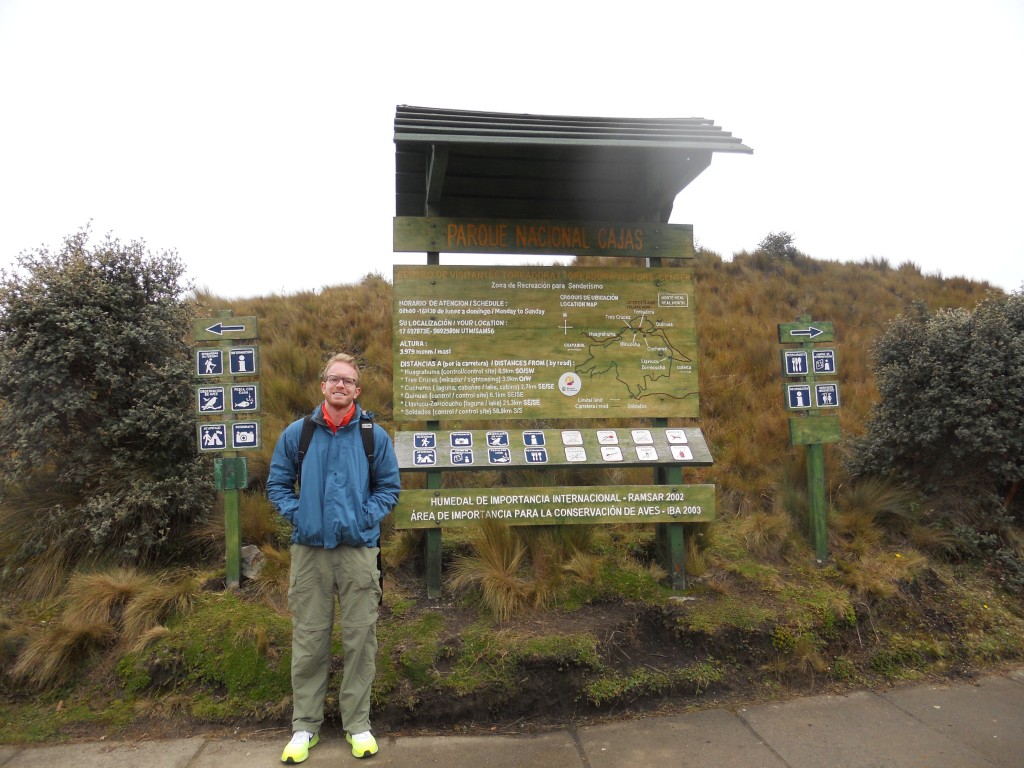Entrance to Cajas