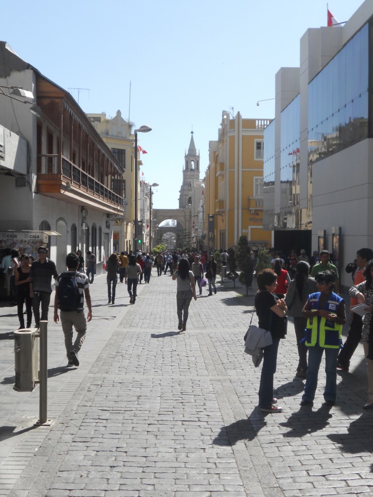 Walking Downtown Arequipa