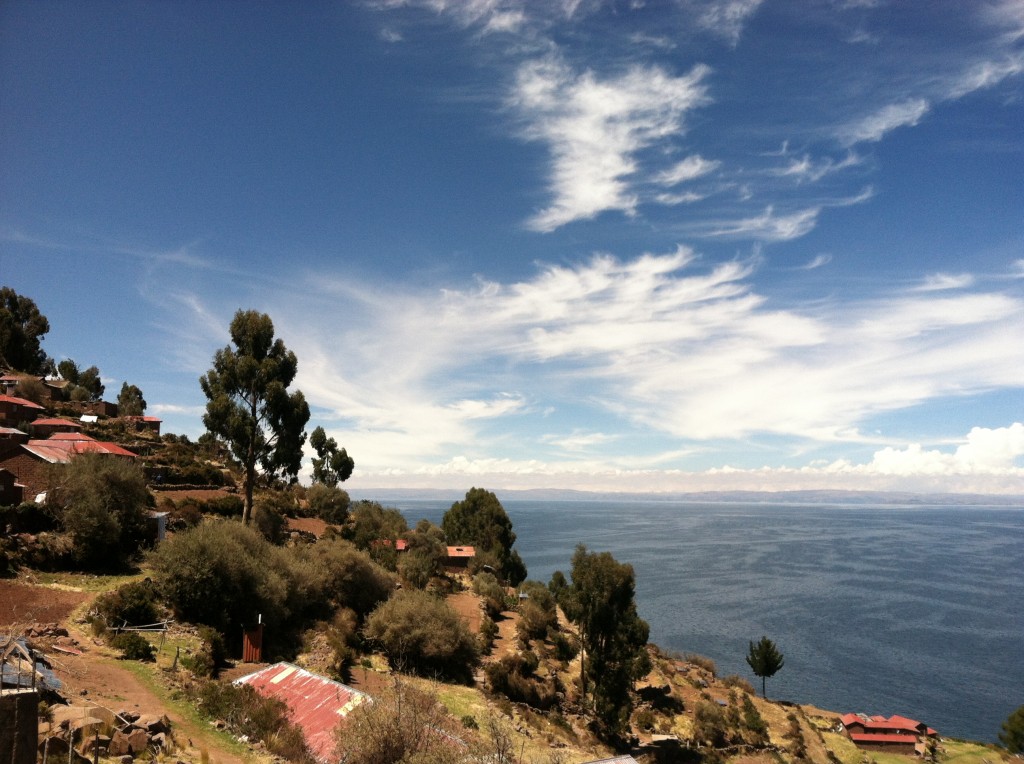 Island on Lake Titicaca